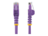 N6PATC50CMPL - StarTech.com 50cm CAT6 Ethernet Cable, 10 Gigabit Snagless RJ45 650MHz 100W PoE Patch Cord, CAT 6 10GbE UTP Network Cable w/Strain Relief, Purple, Fluke Tested/Wiring is UL Certified/TIA - Flera vinklar