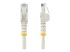 N6PATC50CMWH - StarTech.com 50cm CAT6 Ethernet Cable, 10 Gigabit Snagless RJ45 650MHz 100W PoE Patch Cord, CAT 6 10GbE UTP Network Cable w/Strain Relief, White, Fluke Tested/Wiring is UL Certified/TIA - Flera vinklar